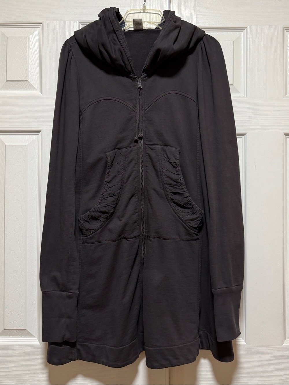 Praire Underground Long Cloak Hoodie Jacket Full Zip - Size Medium - Picture 2 of 8